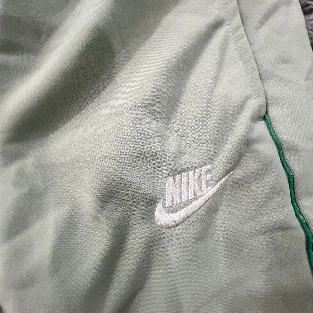 Nike Girls Mint Green Joggers Sweatpants  Medium Drawstring Athleisure